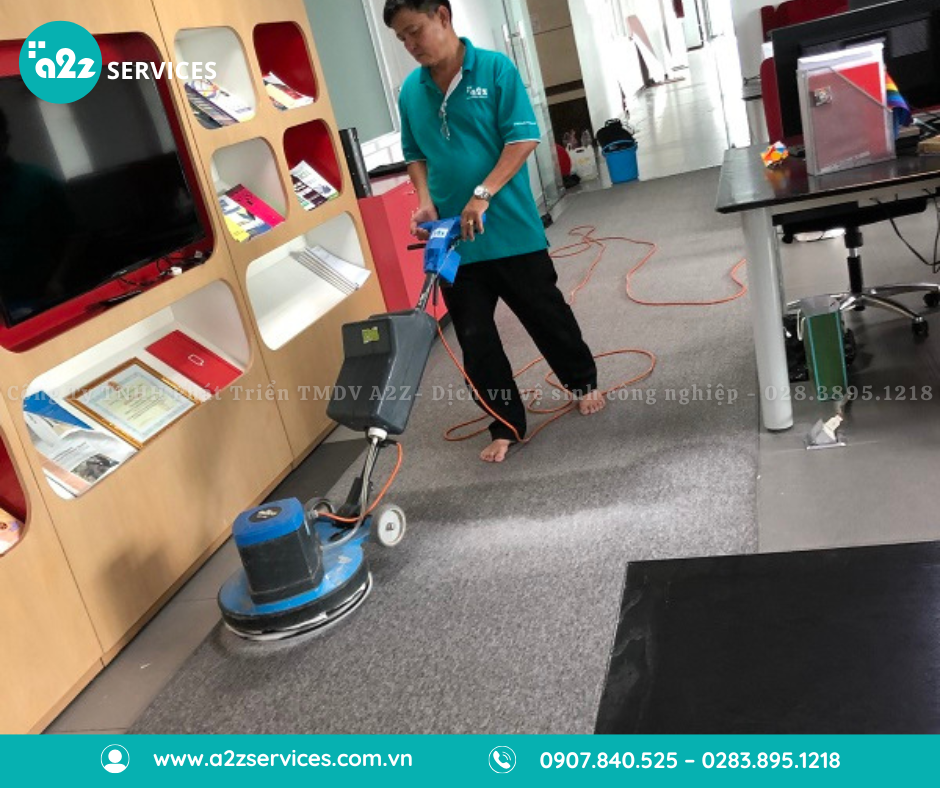 Vệ sinh văn phòng chuyên nghiệp tại A2Z