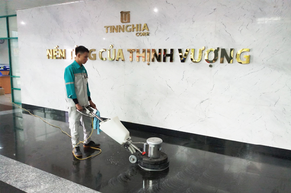 Dịch vụ đánh bóng sàn đá tại TP. HCM